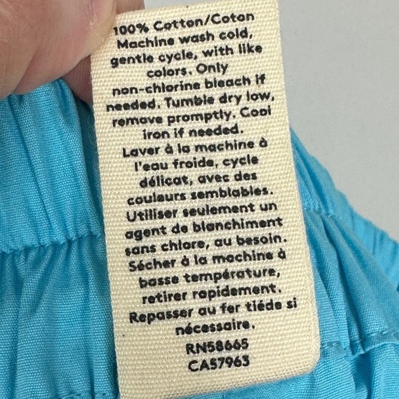 Nordstrom Blue Lightweight High Rise Shorts Pockets 2022 Size Small Beach S NEW‎ - Picture 6 of 10